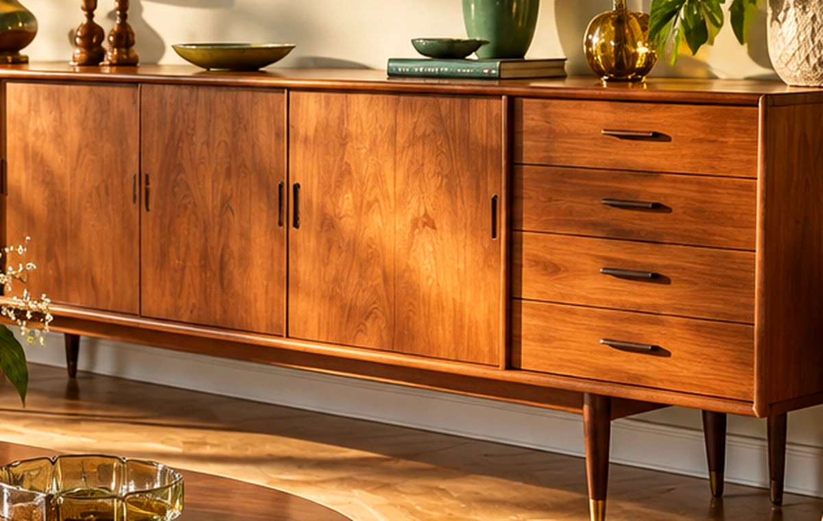 Nahaufnahme eines Vintage-Holzfurniers